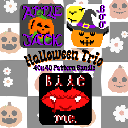 Halloween 40x40 Trio [PATTERN BUNDLE]