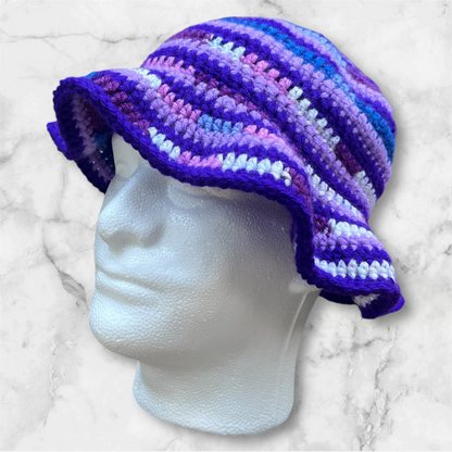 Swirly Bucket Hat - Lavender Dreams