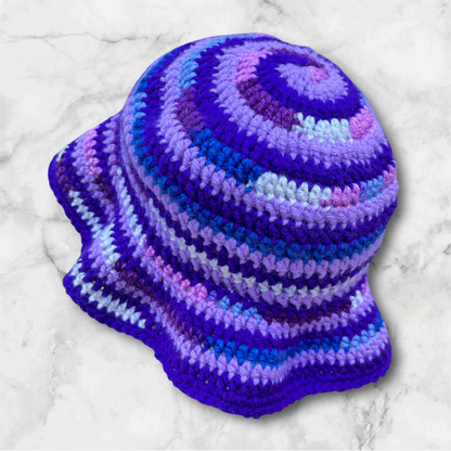Swirly Bucket Hat - Lavender Dreams