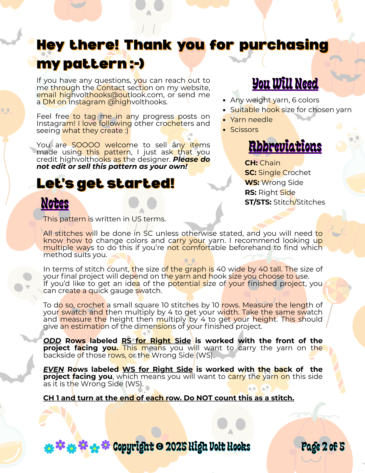 Pumpkin Witch [PATTERN]